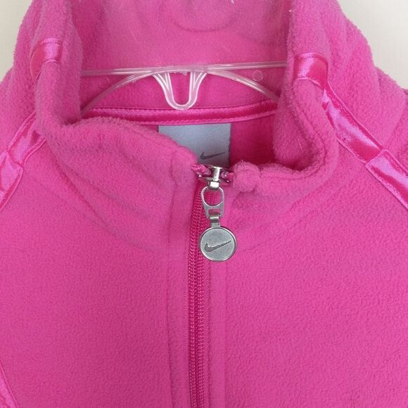 Vintage Hot 🩷 Pink Nike Fitted Fleece Size Small - Picture 3 of 10